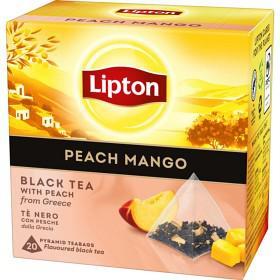 Lipton Svart Pyramidte Peach Mango 20 tepåsar product image