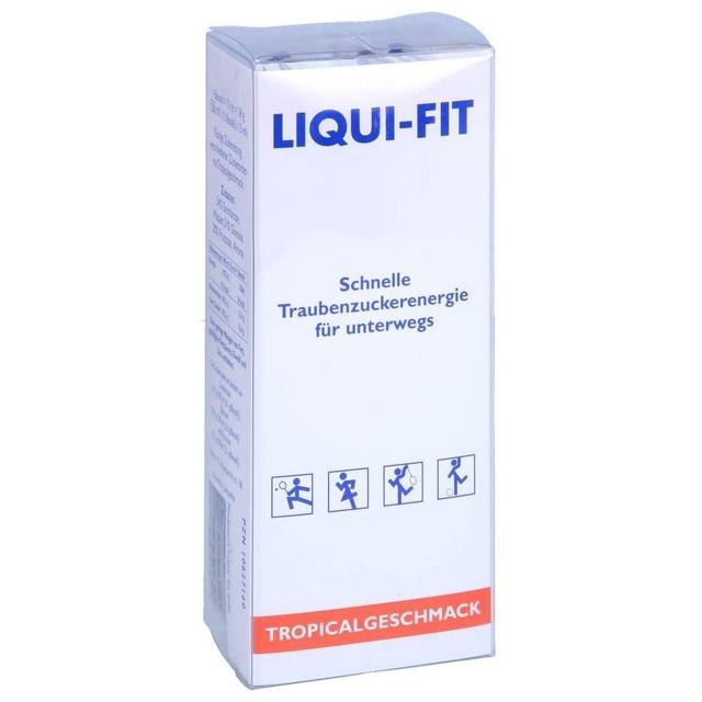 LIQUI FIT flüssige Zuckerlösung Tropical Beutel product image