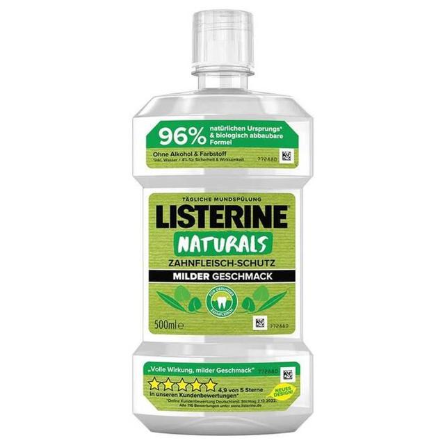 Listerine Naturals Zahnfleisch-Schutz Mundspülung, 500 ml Lösung product image