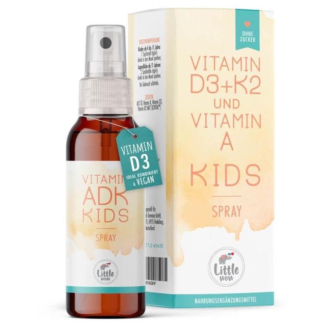 LITTLE Wow Vitamin ADK KIDS D3 K2 A Kind.veg.Spray product image