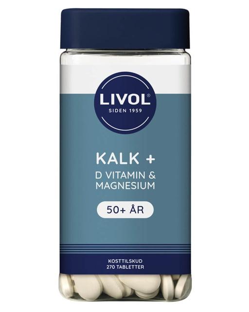 Livol Kalk + D Vitamin & Magnesium 270 stk. product image