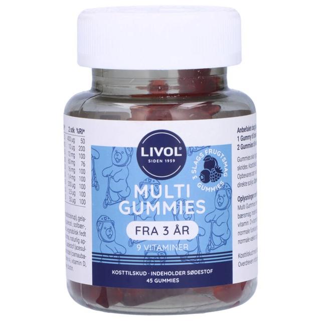 Livol Multi Gummies Frugtsmag 45 stk. product image