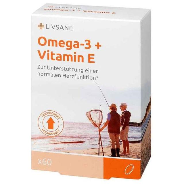 Livsane Omega-3+Vitamin E NEU Weichkapseln product image