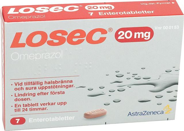 Losec enterotablett 20 mg 7 st product image