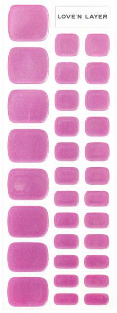 Love'n Layer Metallic Toe Dahlia Purple Självhäftande nagellack product image