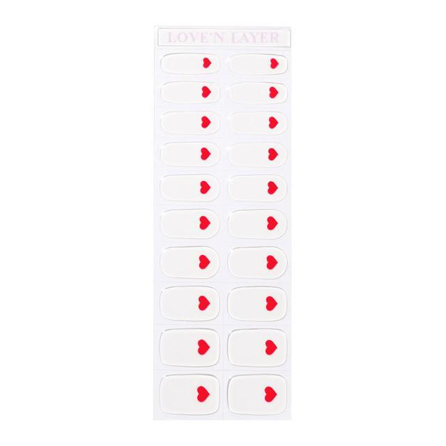 Love'n Layer Single Love Lady Red Självhäftande nagellack product image