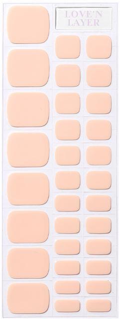 Love'n Layer Solid Toe Natural Nude Självhäftande nagellack product image