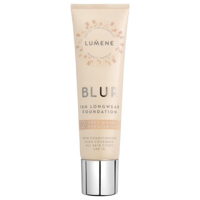 Lumene Blur 16H Longwear Foundation 2 Soft Honey, 30 ml product image