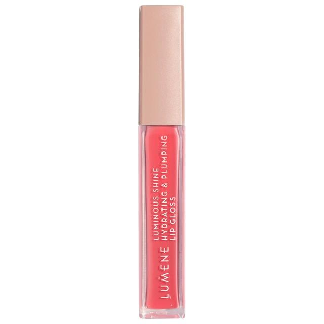 Lumene Luminous Shine Hydrating & Plumping Lip Gloss 4 Peach Pink product image