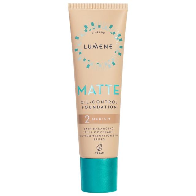 Lumene Matte Oil-Control Foundation SPF20 2 Medium 30 ml product image