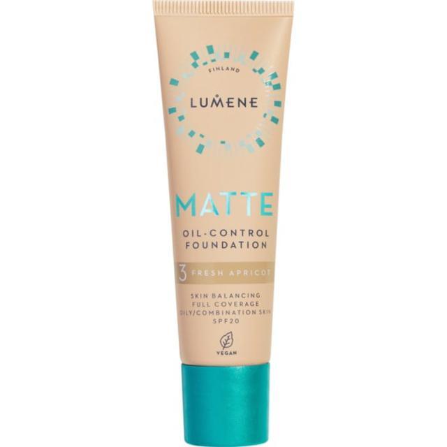 Lumene Matte Oil-Control Foundation SPF20 3 Fresh Apricot 30 ml product image