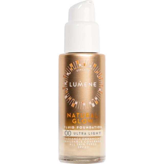Lumene Natural Glow Fluid Foundation SPF20 00 Ultra Light 30 ml product image