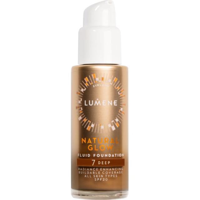 Lumene Natural Glow Fluid Foundation SPF20 7 Deep 30 ml product image
