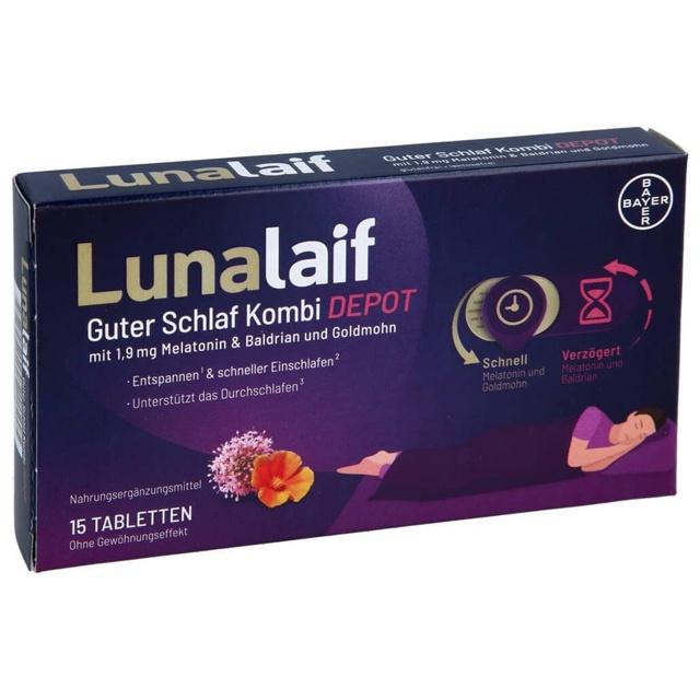 LUNALAIF Guter Schlaf Kombi Depot Tabletten product image