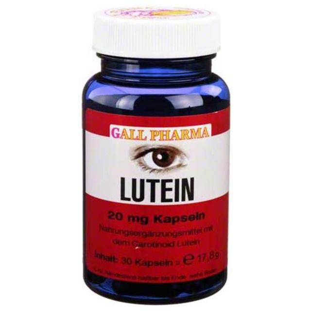 LUTEIN 20 mg GPH Kapseln product image