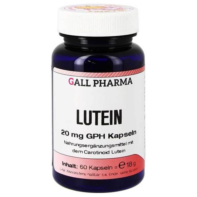 LUTEIN 20 mg GPH Kapseln product image