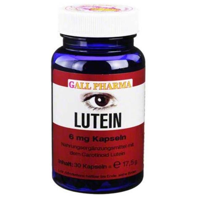 LUTEIN 6 mg GPH Kapseln product image