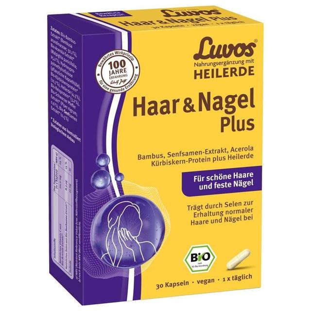 LUVOS Heilerde Bio Haar & Nagel Plus Kapseln product image
