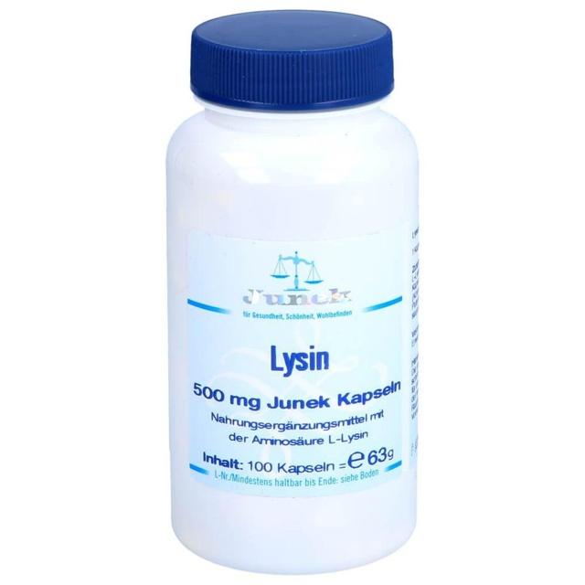 LYSIN 500 mg Junek Kapseln product image