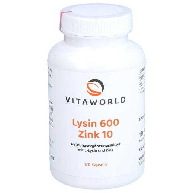 LYSIN 600 mg plus Zink 10 mg Kapseln product image