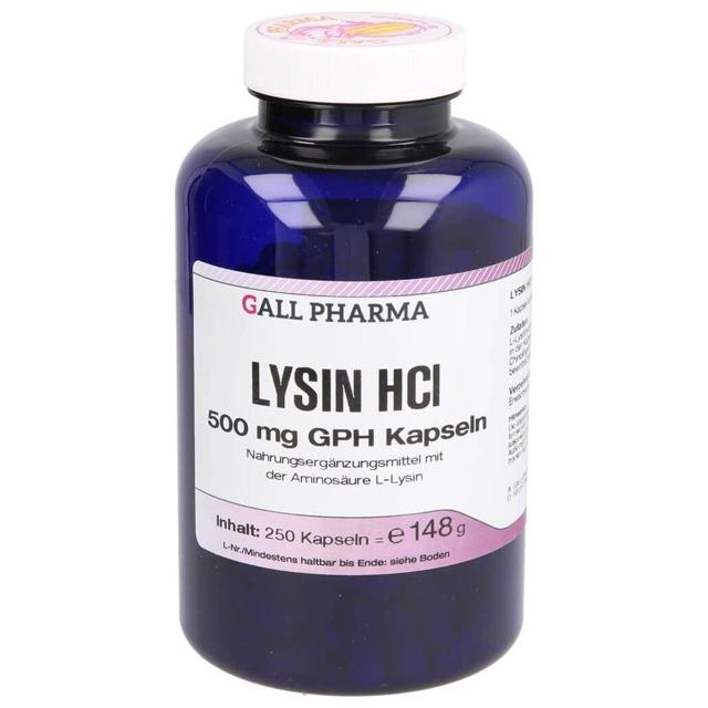 LYSIN HCL 500 mg GPH Kapseln product image