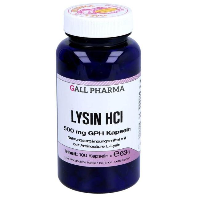 LYSIN HCL 500 mg GPH Kapseln product image