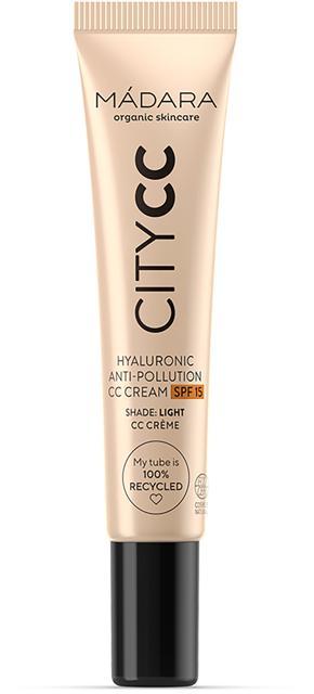 Mádara CITYCC Hyaluronic Anti-pollution CC Cream SPF 15, 15 ml Light product image