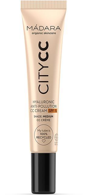 Mádara CITYCC Hyaluronic Anti-pollution CC Cream SPF 15, 15 ml Medium product image