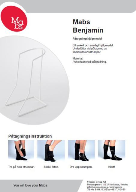 Mabs Benjamin påtagningshjälpmedel product image
