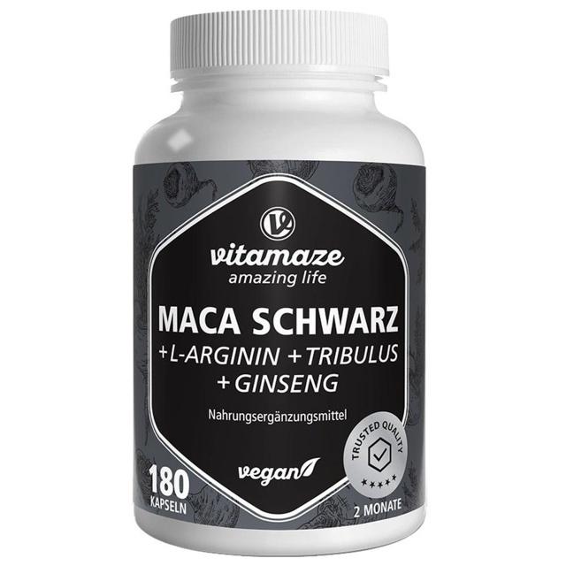 vitamaze MACA SCHWARZ 180 St Kapseln product image