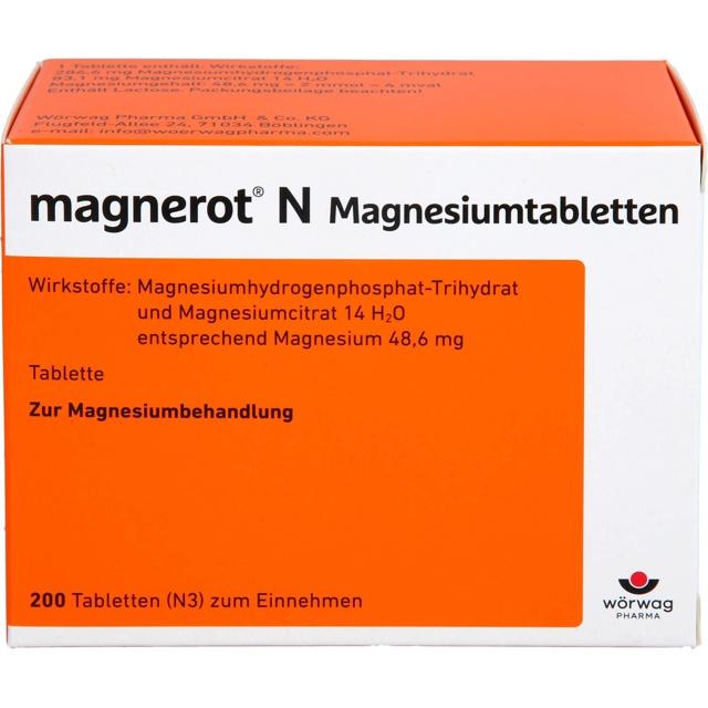 MAGNEROT N Magnesiumtabletten product image