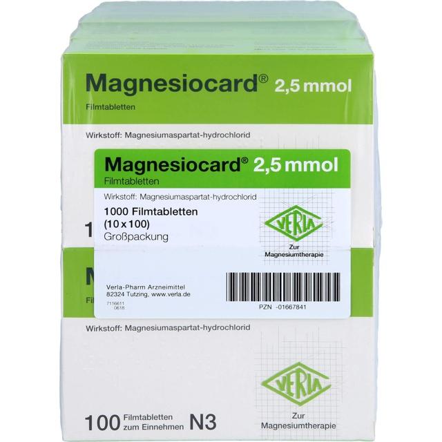MAGNESIOCARD 2,5 mmol Filmtabletten product image