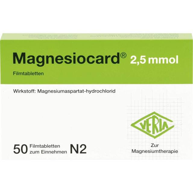 MAGNESIOCARD 2,5 mmol Filmtabletten product image