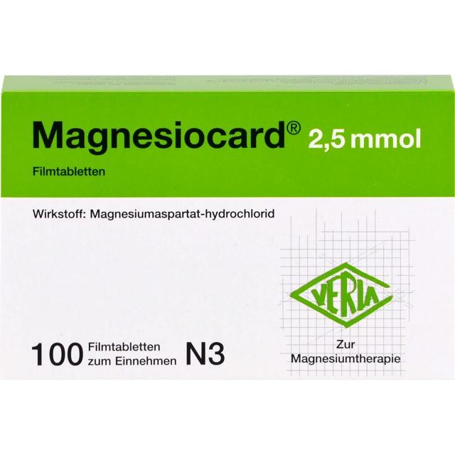 MAGNESIOCARD 2,5 mmol Filmtabletten product image