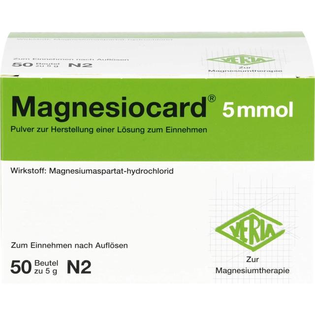 MAGNESIOCARD 5 mmol Plv.z.Her.e.Lsg.z.Einnehmen product image