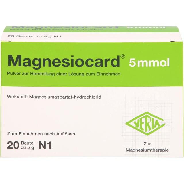 MAGNESIOCARD 5 mmol Plv.z.Her.e.Lsg.z.Einnehmen product image