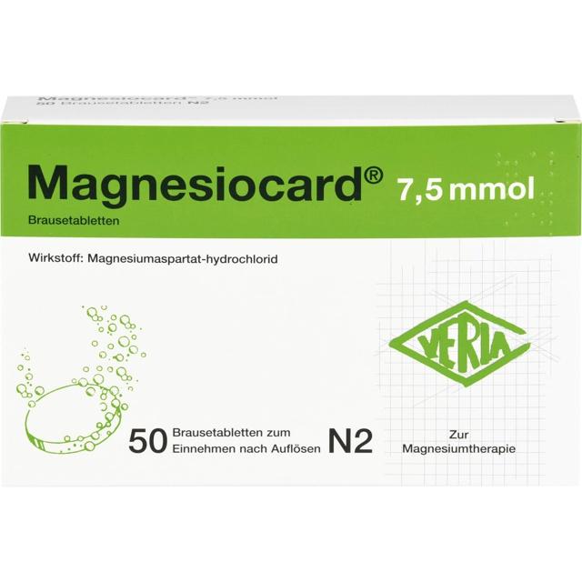 MAGNESIOCARD 7,5 mmol Brausetabletten product image