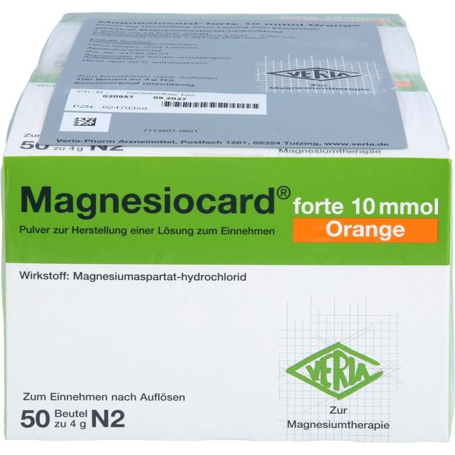 MAGNESIOCARD forte 10 mmol Orange Plv.z.H.e.L.z.E. product image