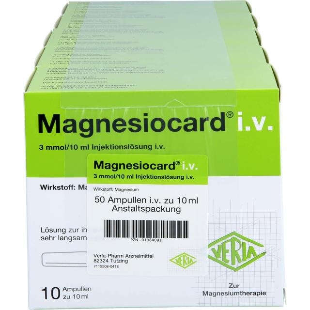 MAGNESIOCARD i.v. Injektionslösung product image
