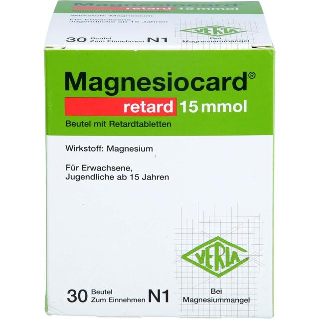 MAGNESIOCARD retard 15 mmol Beutel m.ret.Filmtabl. product image
