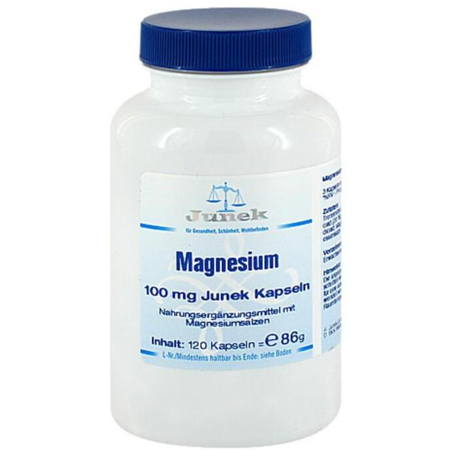 Magnesium 100 mg Junek Kapseln, 120 St Kapseln product image