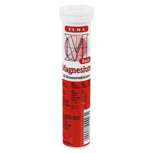 Magnesium Brausetabletten, 20 St Brausetabletten product image
