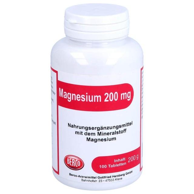 MAGNESIUM 200 mg Berco Tabletten product image