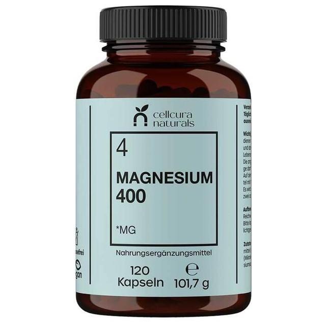 cellcura naturals MAGNESIUM 400 120 St Kapseln product image