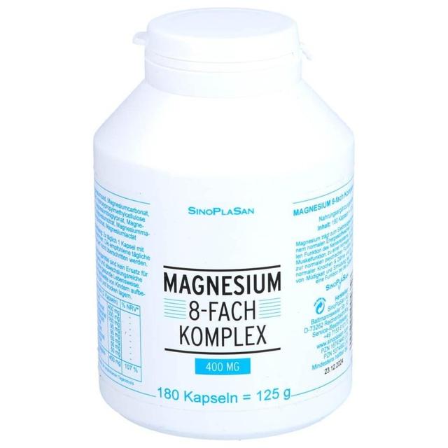 MAGNESIUM 8fach Komplex 400 mg Kapseln product image