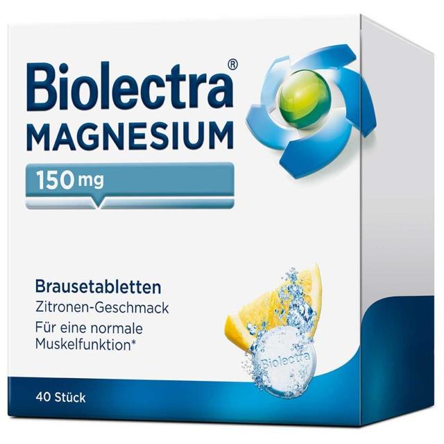 Magnesium Biolectra Brausetabletten Zitrone product image
