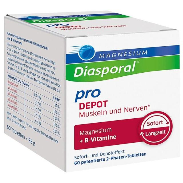 MAGNESIUM DIASPORAL pro+B-Vit.DEPOT Musk.+Nerv.Tab product image