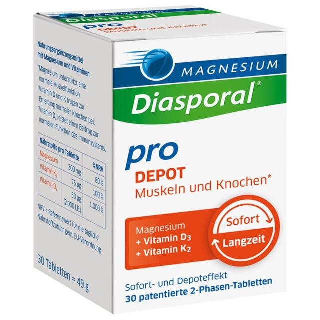 MAGNESIUM DIASPORAL pro+D3+K2 DEPOT Muskel+Kno.Tab product image