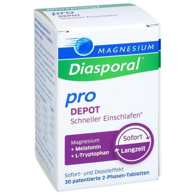 Magnesium Diasporal pro Depot schneller Einschlafen 30 St Tabletten product image