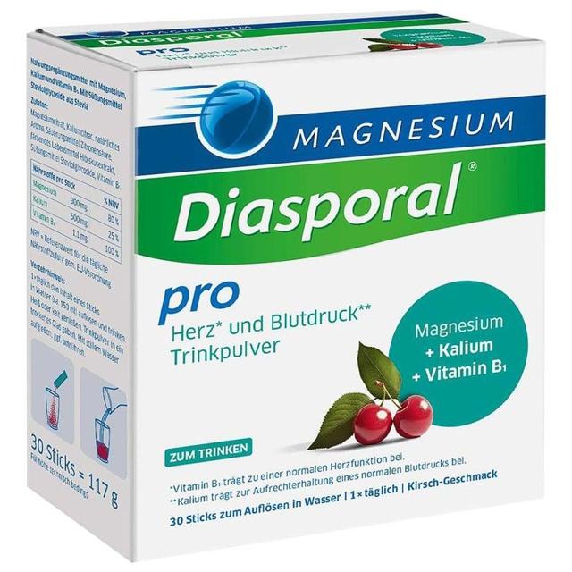 MAGNESIUM Diasporal pro Herz und Blutdruck Trinkpulver 30 St Pulver product image